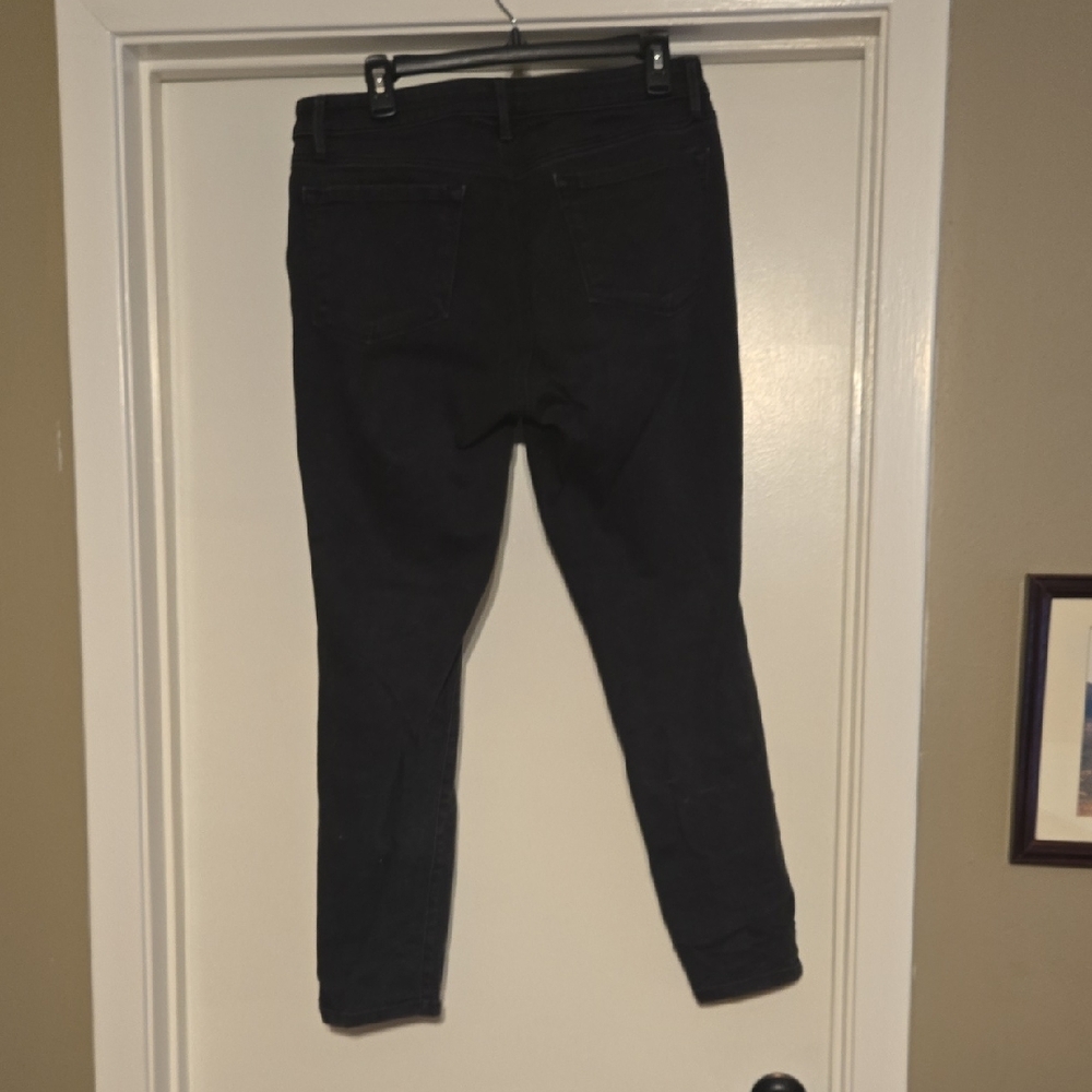 LOFT Women's Deep Gray Skinny Jeans - Picture 4 of 4